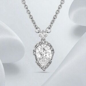 Montana Silversmiths Poised Perfection Cubic Zirconia Necklace Retail $55 - New